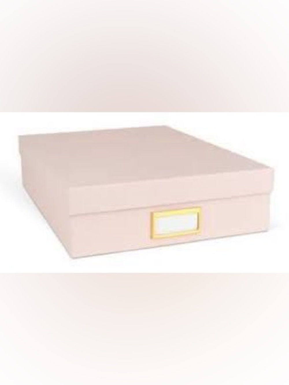 SUGAR PAPER NWT Essentials Document box -blush pink